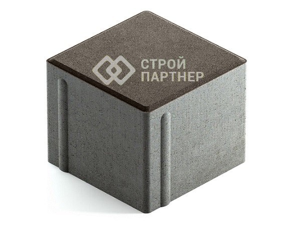 Купить Тротуарная плитка темно-серая Steingot СИТИ 80 Квадрат ...