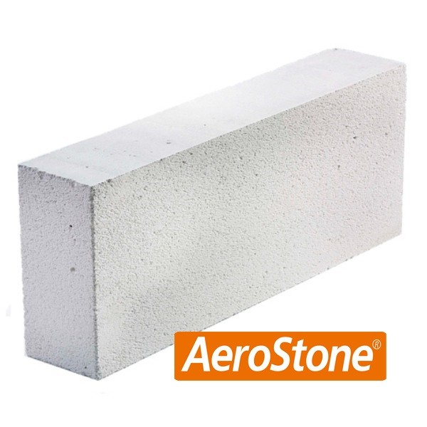 Газобетонный блок AeroStone D400 B2,5 F100 625х200х150 ровный