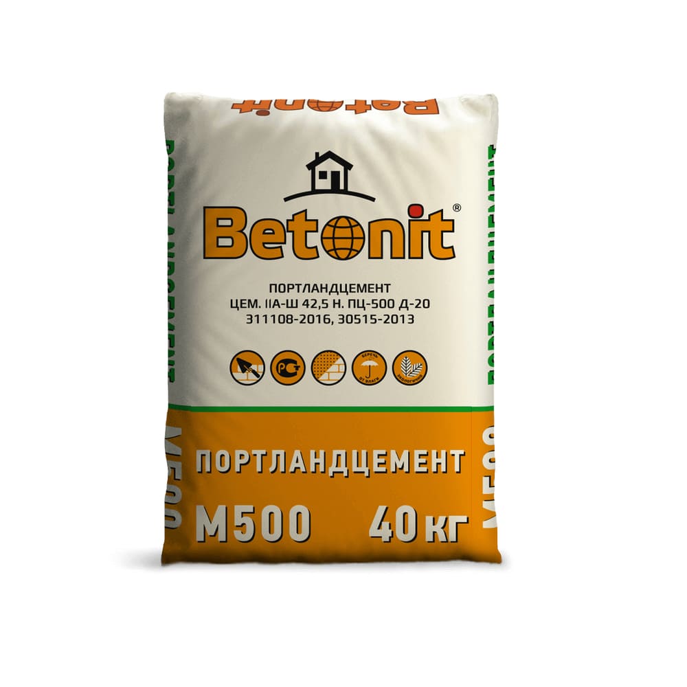  500 Betonit  II/A- 42,5 , 40 