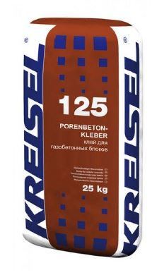 ���� ��� ���������� ������������ KREISEL 125 PORENBETONKLEBER, 25 ��