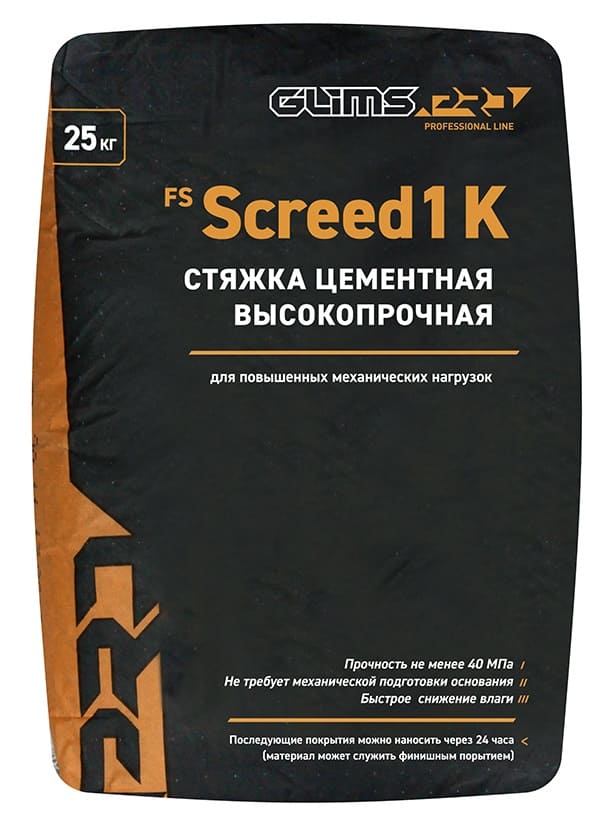 ������ ��������� GLIMS FS Screed 1� �������������, 25 ��