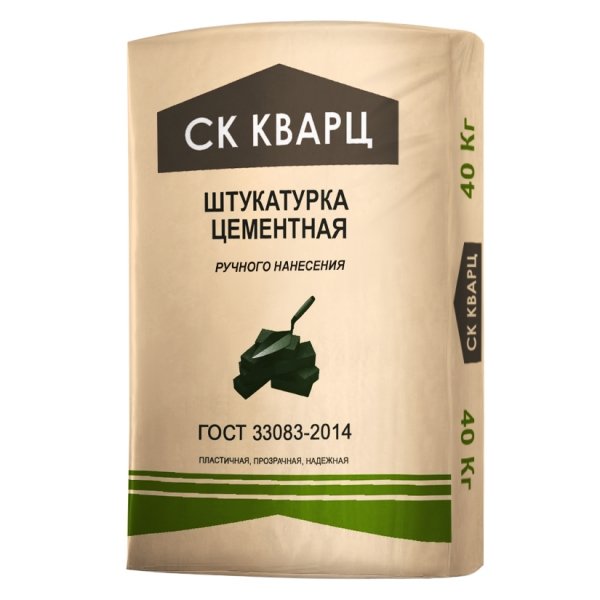 Штукатурка цементная СК Кварц, 40 кг