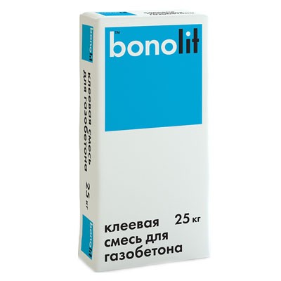 Клей по газобетону Bonolit для тонкошовной кладки (г. Старая Купавна) 25 кг
