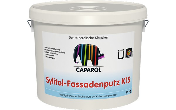Силикатная штукатурка Caparol Sylitol Fassadenputz K 15 Шуба