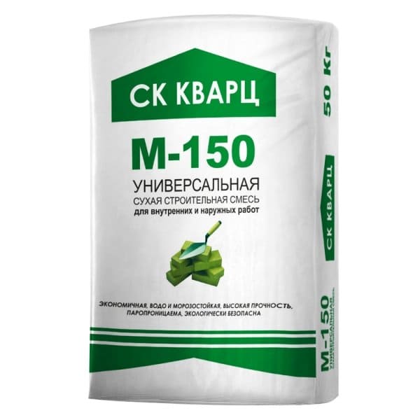 Смесь сухая универсальная М150 СК Кварц ТУ, 50 кг