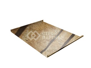 Двойной стоячий фальц Grand Line Print Elite, Камень песчанник (Sand Stone) 0,45 мм