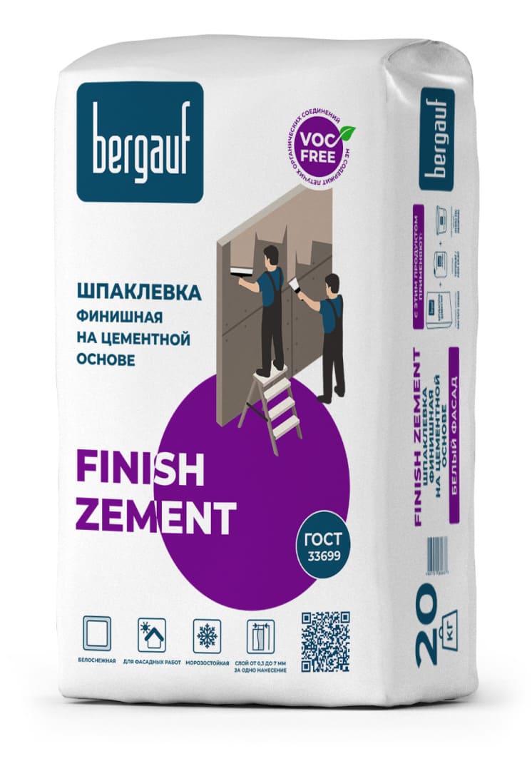      Bergauf Finish Zement, 20 