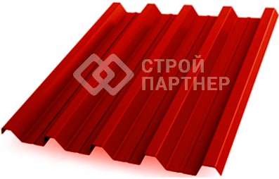 Профнастил Н60 Grand Line (GL60), Pural, красный (RR 29) 0,5 мм