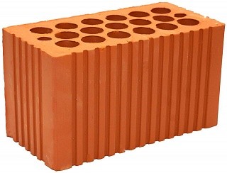 Кирпич строительный пустотелый двойной Каширский М200 2,1 НФ