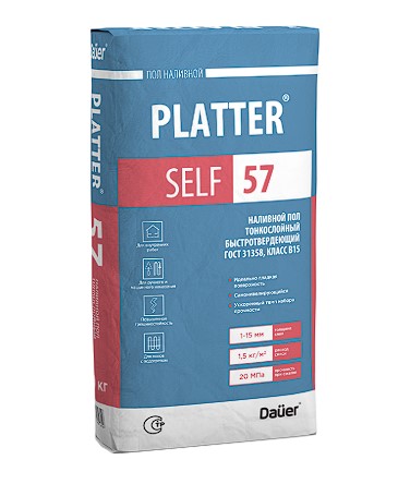   Dauer PLATTER SELF 57  ,  15, 20 