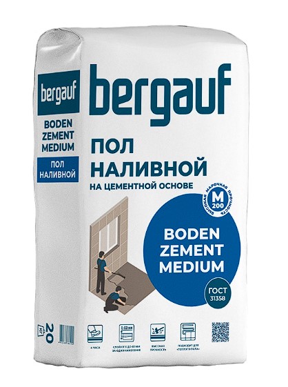   Bergauf Boden Zement Medium, 20 