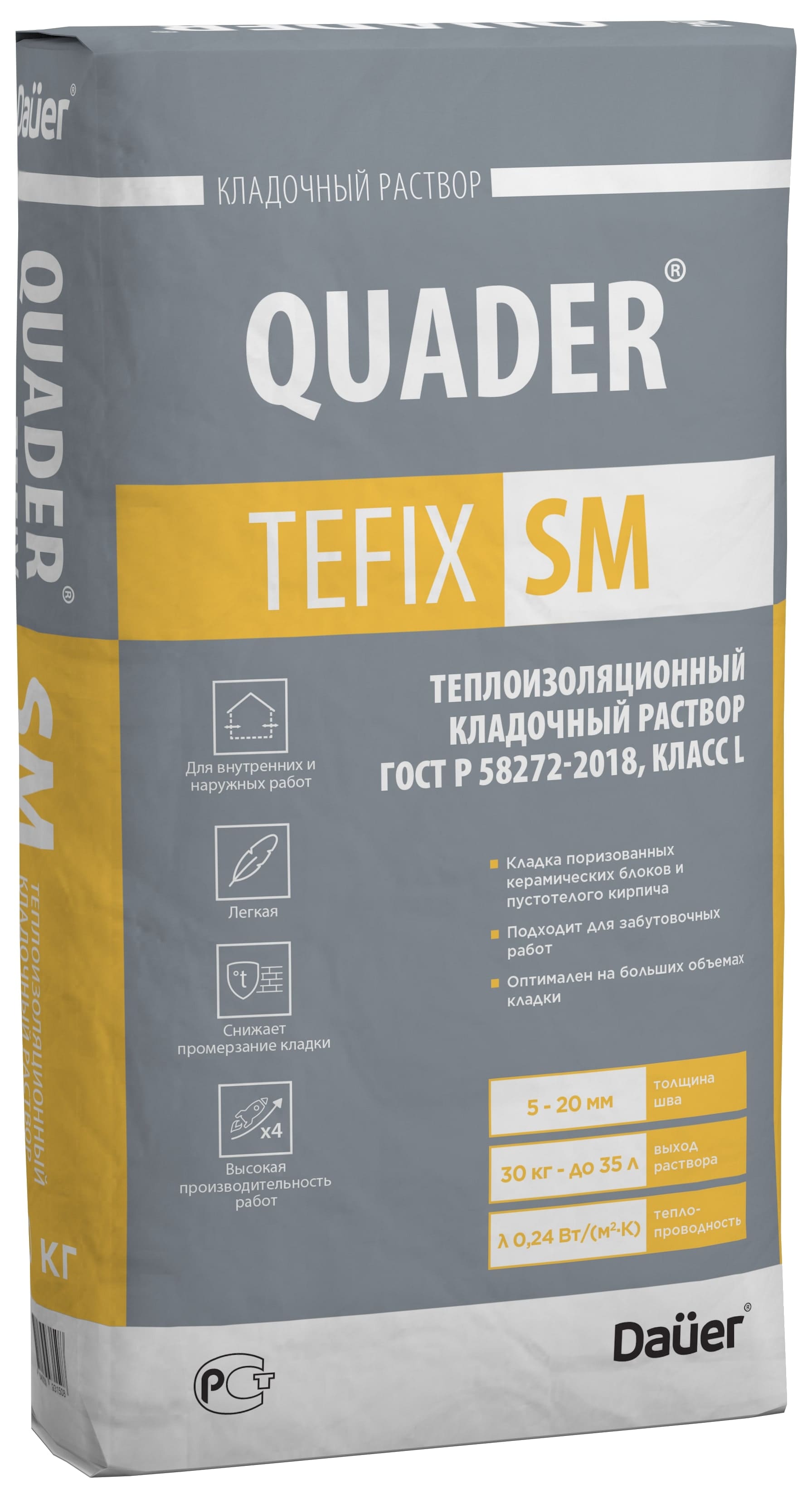    Dauer QUADER TEFIX SM , 30 