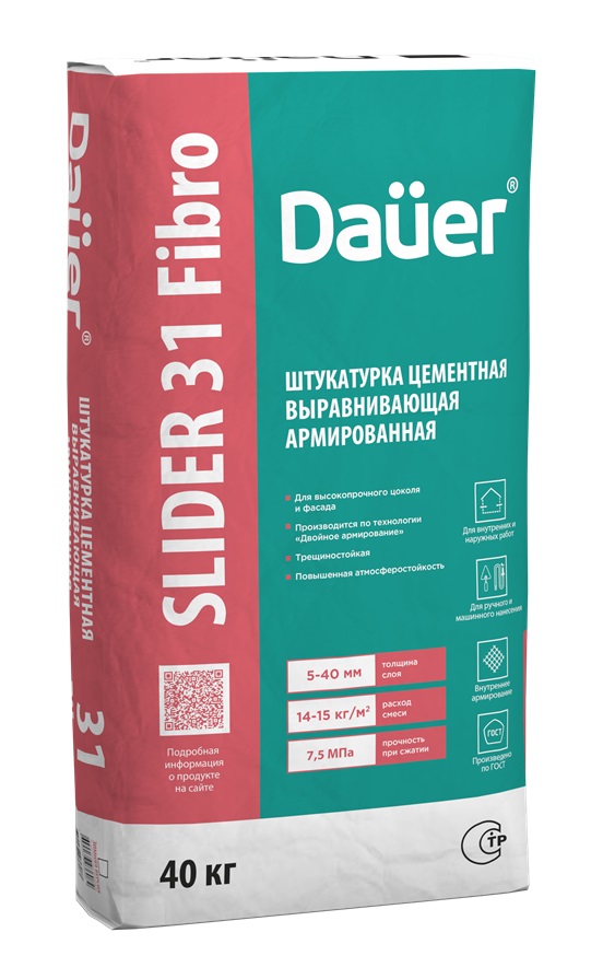 ���������� ��������� ������������� ������������ Dauer SLIDER FASAD 31 Fibro, 40 ��