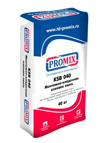 Клеевая смесь Promix KSB 040, 40 кг
