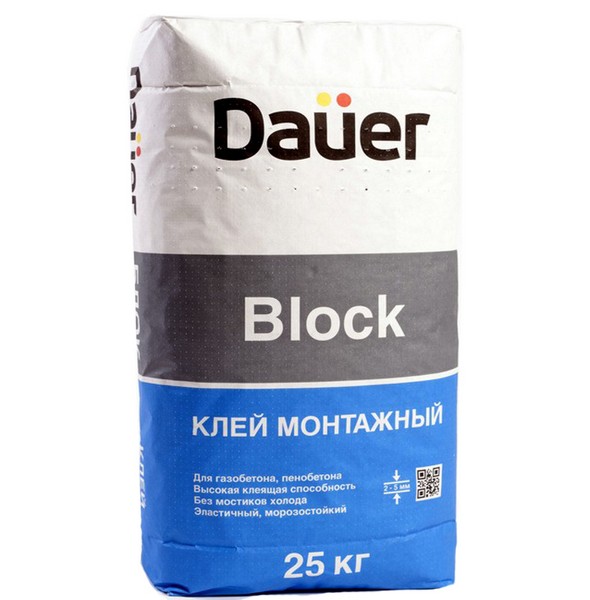 Клей монтажный Dauer "Block" 25 кг