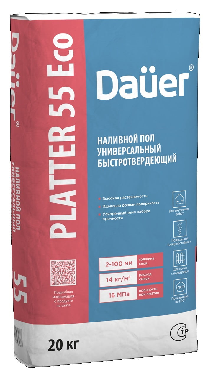 �������� ��� Dauer PLATTER SELF 55 Eco ������������� ����������������, 20 ��