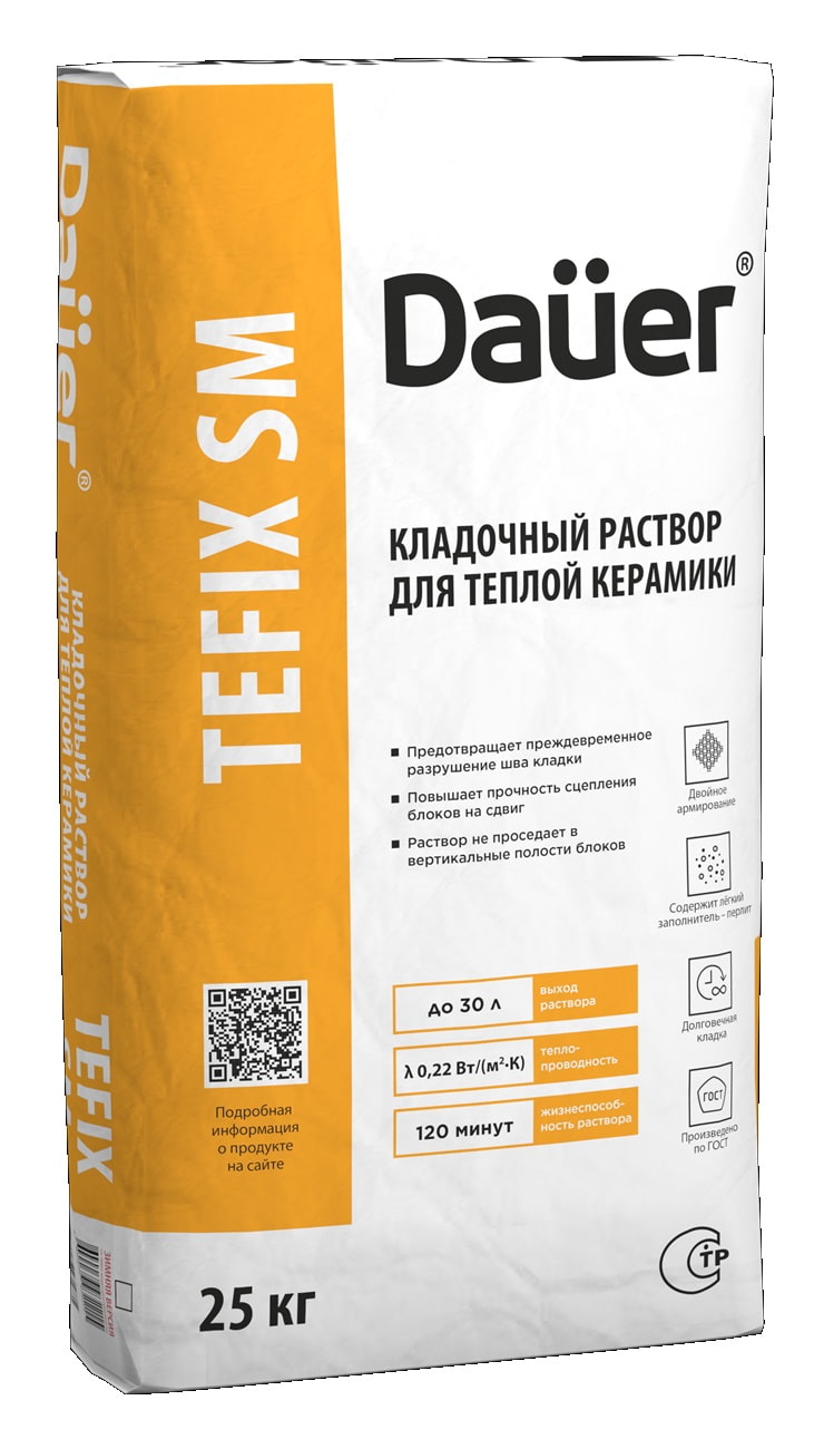 ��������� ������� ����������������� Dauer QUADER TEFIX SM �����, 25 ��