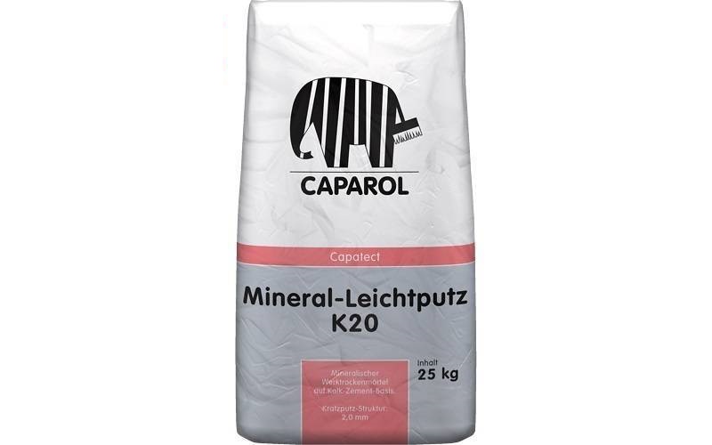 Декоративная штукатурка на минеральной основе Capatect Mineral-Leichtputz K20 шуба, 25 кг